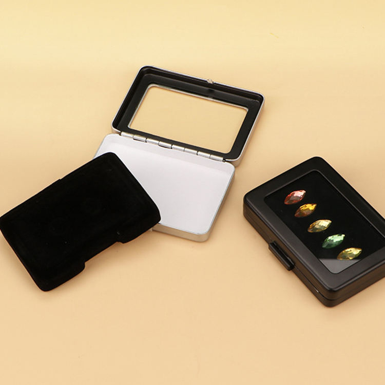 메탈 원석 보관함 Round Corner Metal Luxury Gem Boxes
