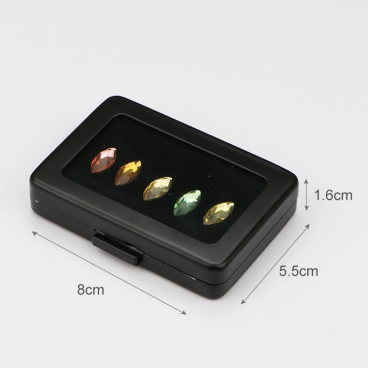 메탈 원석 보관함 Round Corner Metal Luxury Gem Boxes