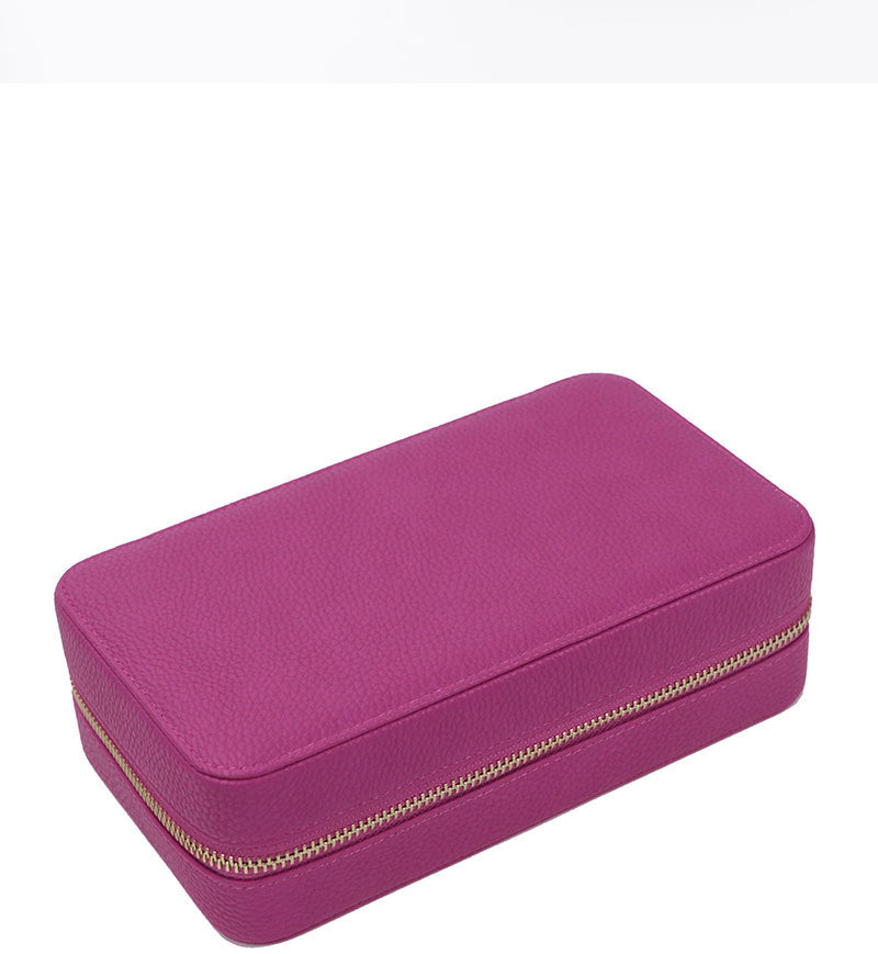 다용도 가죽 지퍼 보관함 (쇼룸) Large Capacity Jewelry Organizer