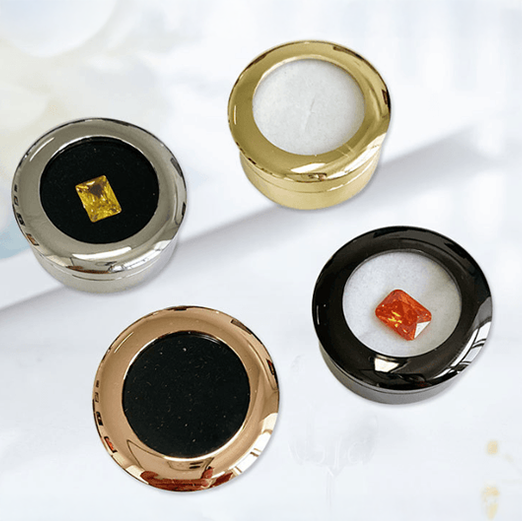 라운드 메탈 원석 보고나함 (1팩 10개) Round Shape Metal Gem Boxes (10 pcs)