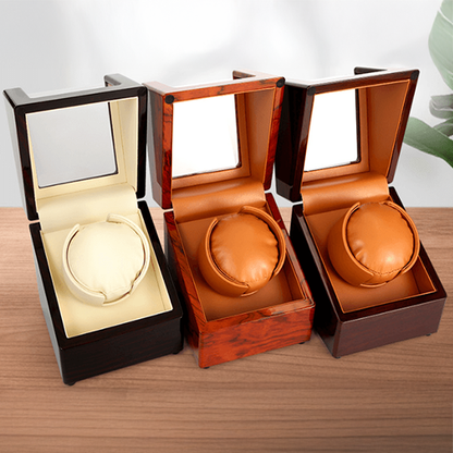 1구 시계 와인더 도장 케이스 Lacquered Single Watch Winder Box