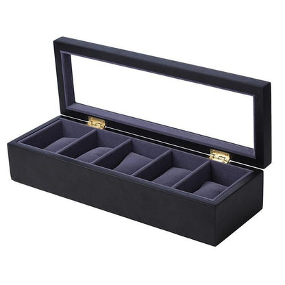 5구 시계 보관함 Piano Finish 5 Position Watch Organiser