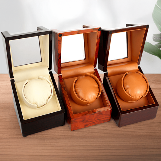 1구 시계 와인더 도장 케이스 Lacquered Single Watch Winder Box