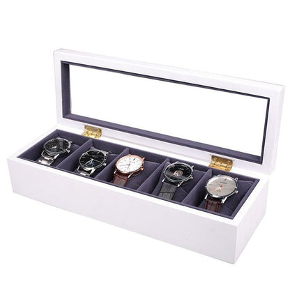 5구 시계 보관함 Piano Finish 5 Position Watch Organiser