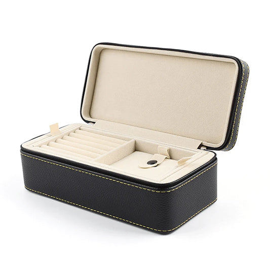 여행용 직사각 가죽 보관함 On-The-Go Gem Portable Storage Boxes