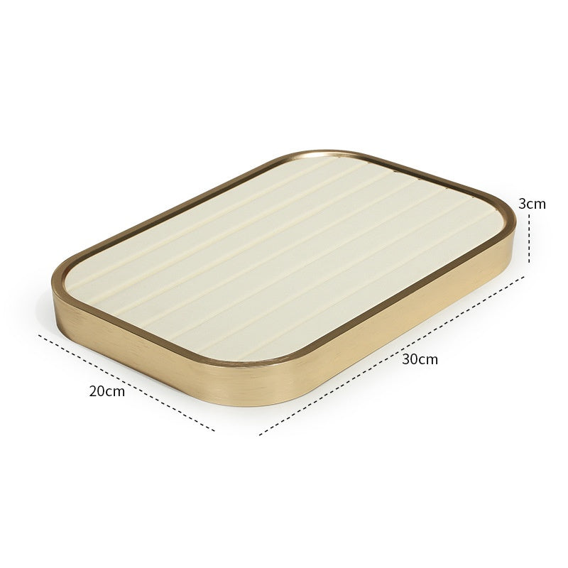 골드 메탈 아웃라인 트레이 Gold Metal Outline Tray