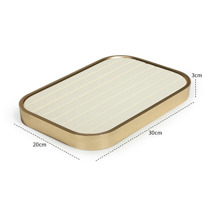 골드 메탈 아웃라인 트레이 Gold Metal Outline Tray