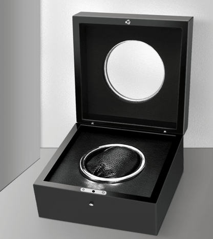 시계 보관함 (라운드) Transparent Round Window Top Watch Box