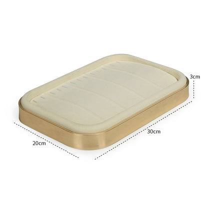 골드 메탈 아웃라인 트레이 Gold Metal Outline Tray