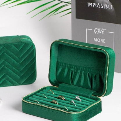 휴대용 보관함 (쇼룸) Portable Travel Fleece Exquisite Jewelry Storage Bag