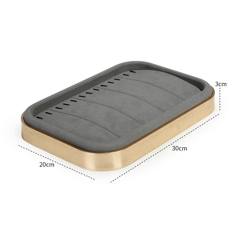 골드 메탈 아웃라인 트레이 Gold Metal Outline Tray