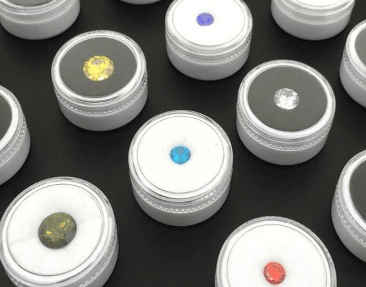 라운드 아크릴 원석 보관함 (1팩 10개) Round shape Transparent Acrylic (10 pcs)