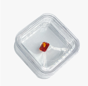 투명 원석 보관함 (1팩 10개) Round Corner Transparent Acrylic Gem Boxes (10 pcs)