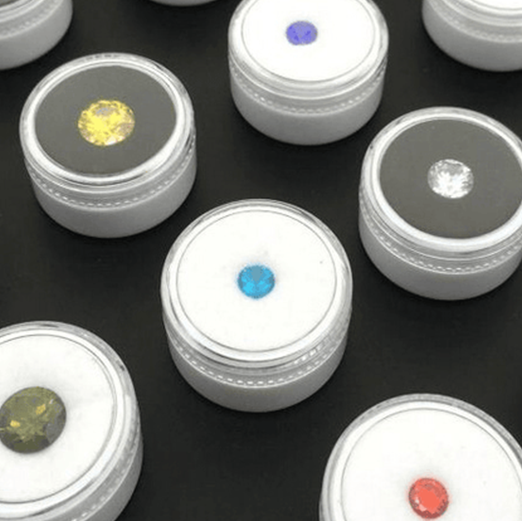 라운드 아크릴 원석 보관함 (1팩 10개) Round shape Transparent Acrylic (10 pcs)