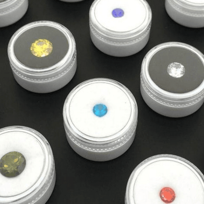 라운드 아크릴 원석 보관함 (1팩 10개) Round shape Transparent Acrylic (10 pcs)