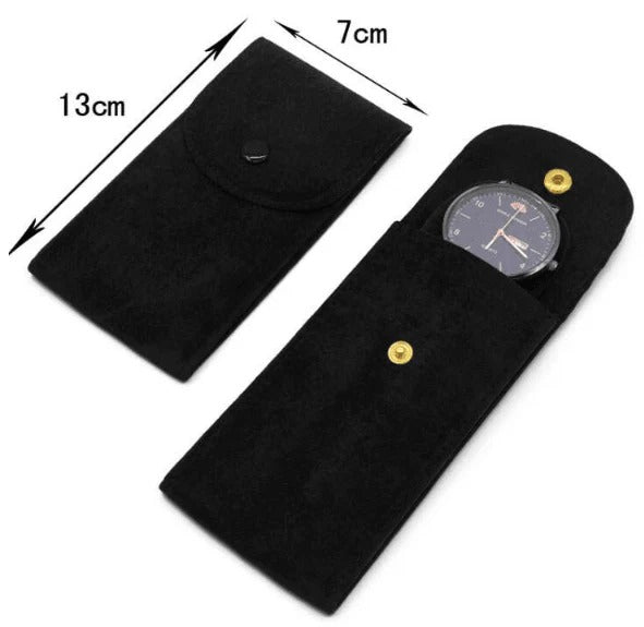 스웨이드 시계 파우치 (1팩 10개입) (쇼룸) Suede Watch Pouches ( 10 pcs Per Pack )