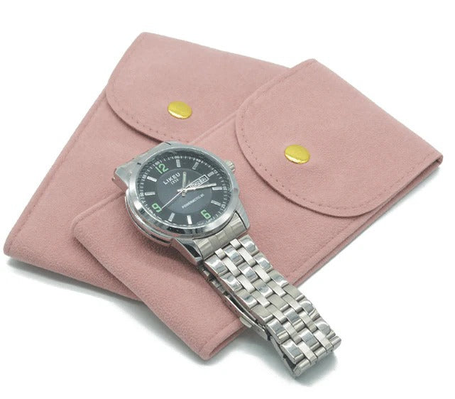 스웨이드 시계 파우치 (1팩 10개입) (쇼룸) Suede Watch Pouches ( 10 pcs Per Pack )