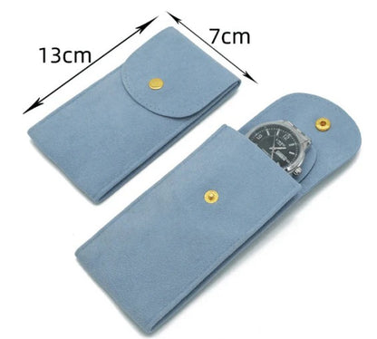 스웨이드 시계 파우치 (1팩 10개입) (쇼룸) Suede Watch Pouches ( 10 pcs Per Pack )