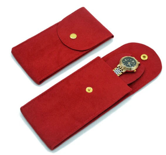 스웨이드 시계 파우치 (1팩 10개입) (쇼룸) Suede Watch Pouches ( 10 pcs Per Pack )