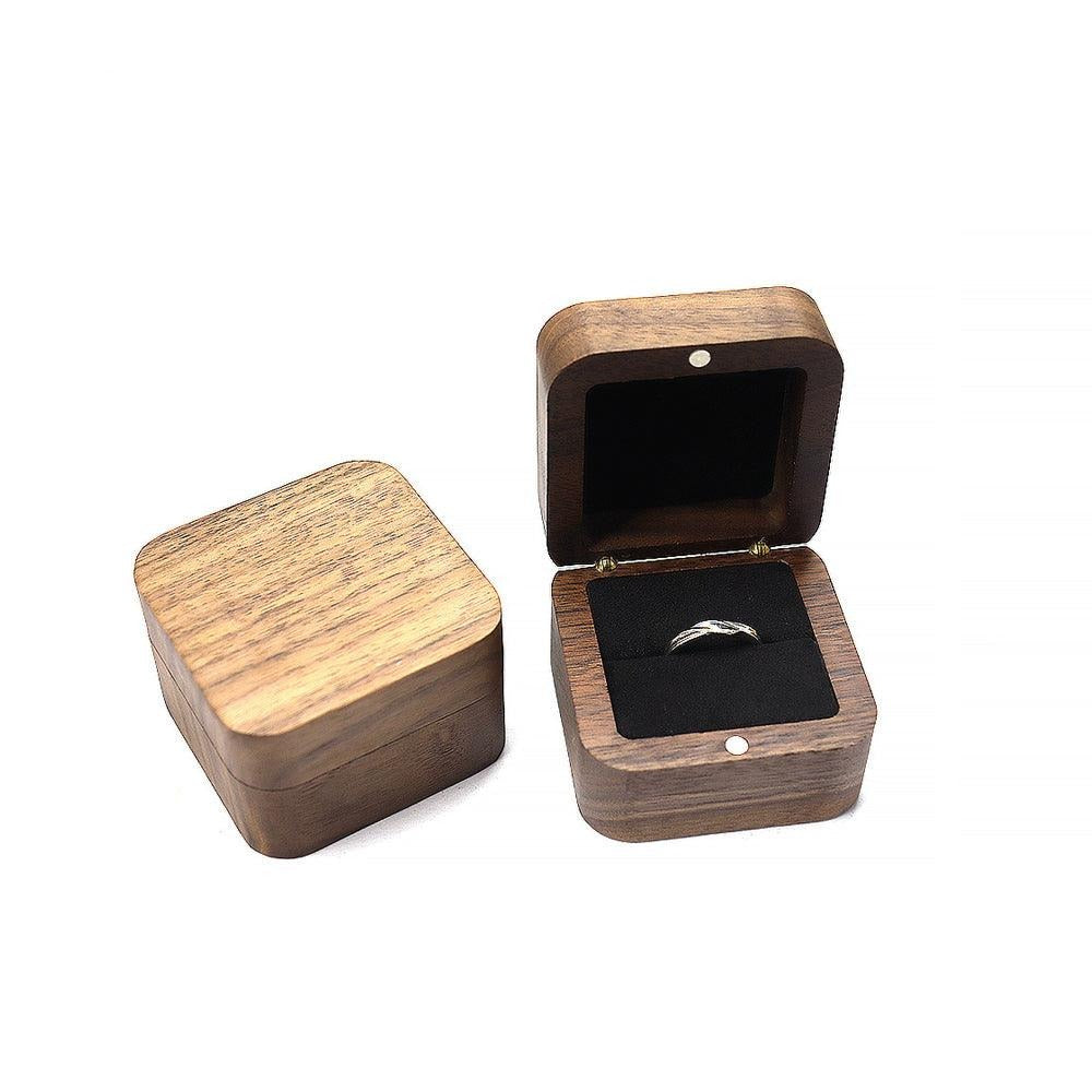 원목 빈티지 케이스 (쇼룸) Vintage Wooden Ring Bearer Box
