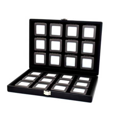 여행용 원석 보관함 Portable PU Travel Case Hold Gem Boxes