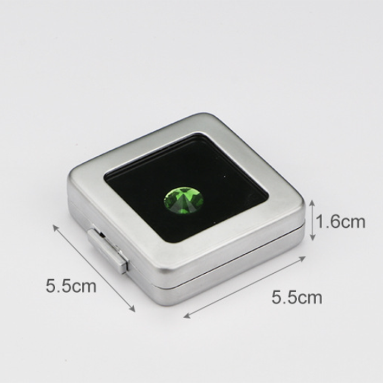 메탈 원석 보관함 Round Corner Metal Luxury Gem Boxes
