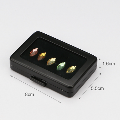 메탈 원석 보관함 Round Corner Metal Luxury Gem Boxes