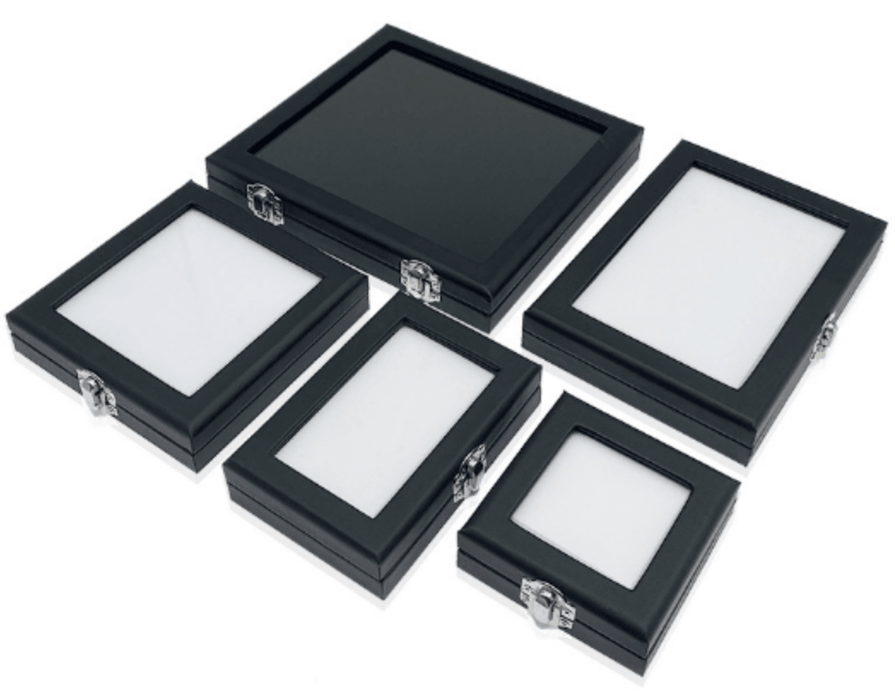 가죽 원석 보관함 Rectangular PU Gem Boxes