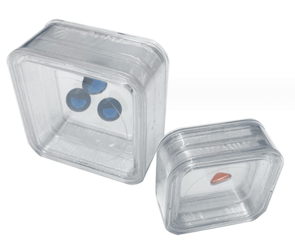 투명 원석 보관함 (1팩 10개) Round Corner Transparent Acrylic Gem Boxes (10 pcs)